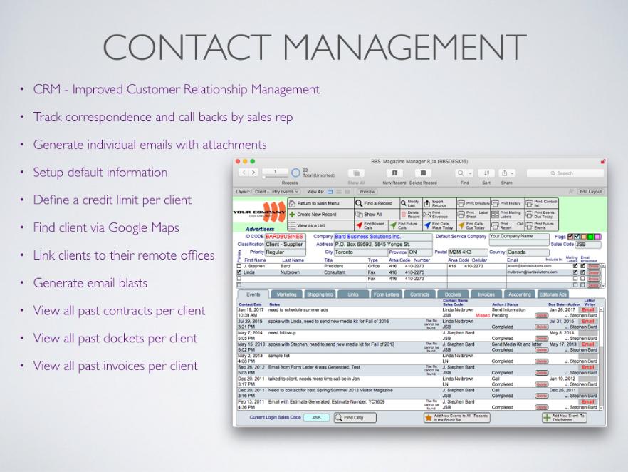 Contact management